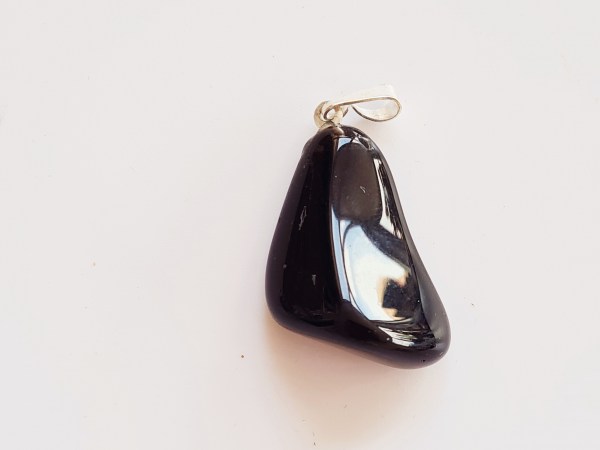 pendentif obsidienne noire